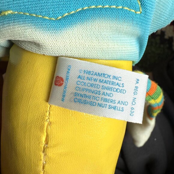 AMTOY Super Banana Plush 12 Inch 1982 Vintage Stuffed Toy - Picture 4 of 6